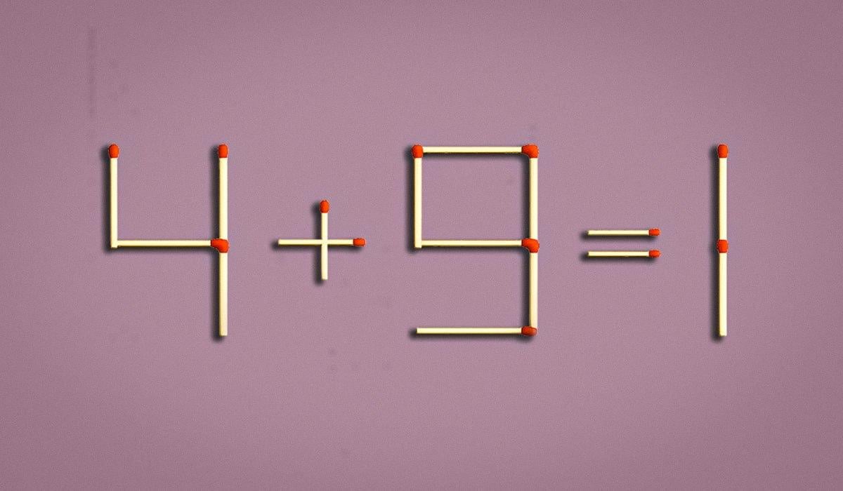 Solo il 2% delle persone riesce a risolvere l'uglianza in 8 secondi: un test a fiammifero per il QI