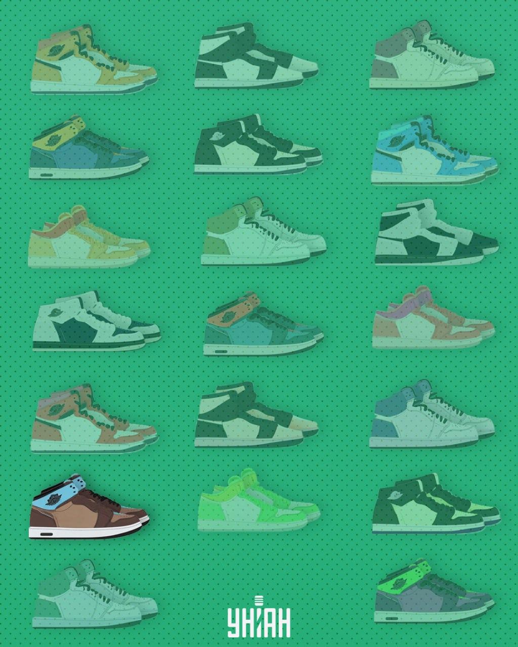 Lo strano paio di scarpe si trovava in fondo all'immagine / collage Moje