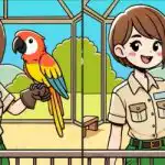 Test del QI: trovare 3 differenze nell'immagine di una ragazza con un pappagallo in 17 s Test del QI: trovare 3 differenze nell'immagine di una ragazza